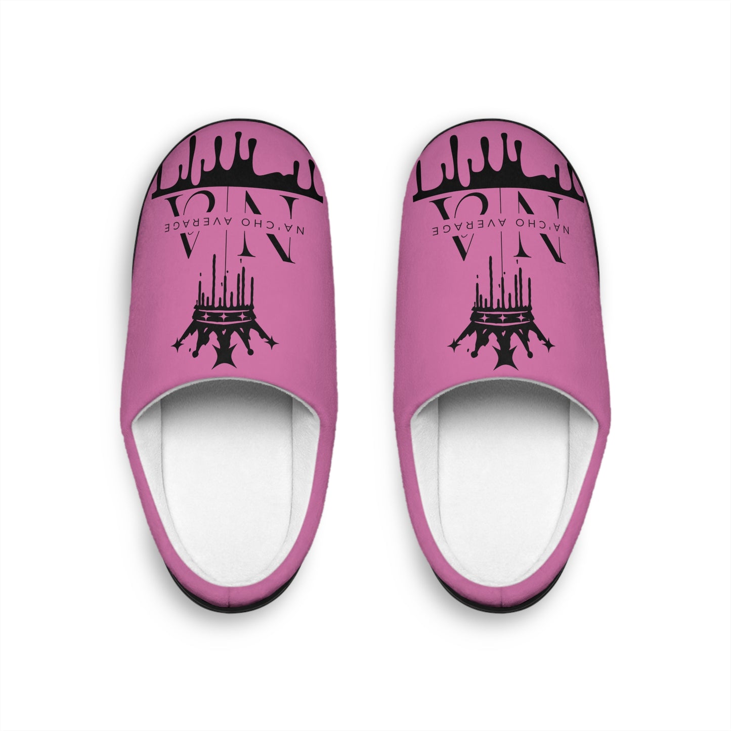 Light Pink and Black Na'cho Average Brand Loafers