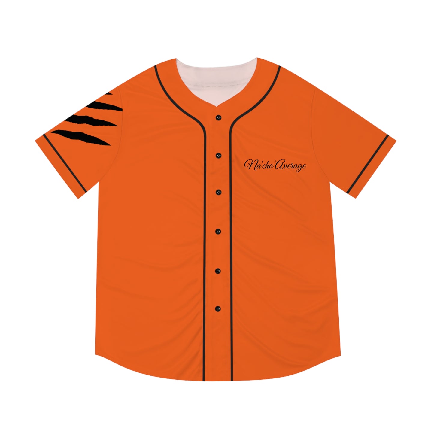 Orange Na'cho Average Brand Baseball Jersey
