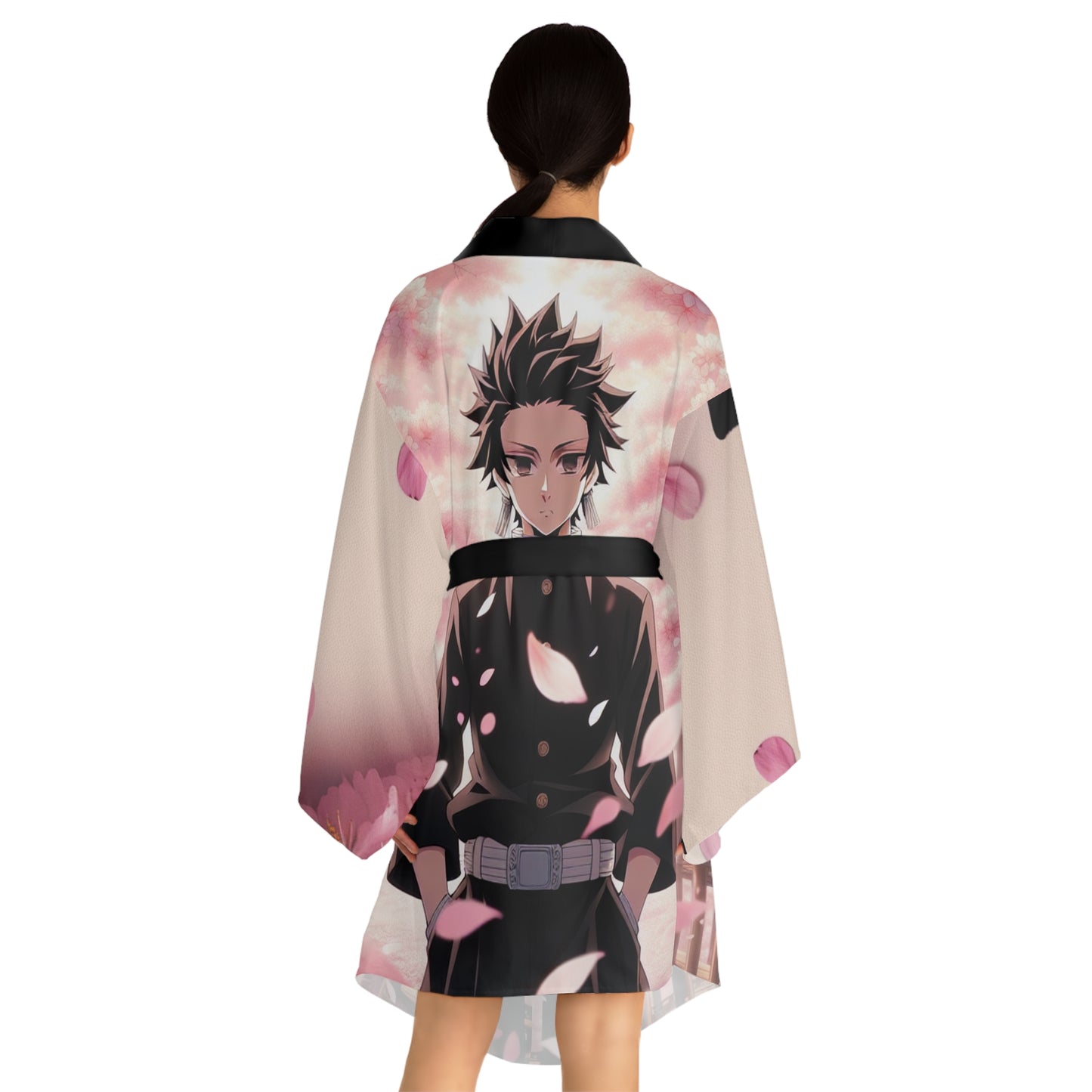 Elegant Long Sleeve Anime Guy Na'cho Average Brand Kimono Robe