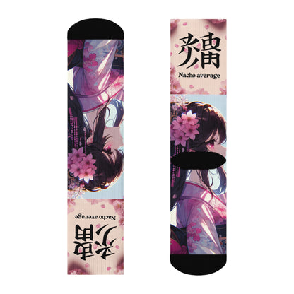 Na'cho Average Brand Anime Girl Crew Socks