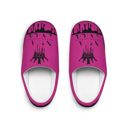 Pink and Black Na'cho Average Brand Loafers