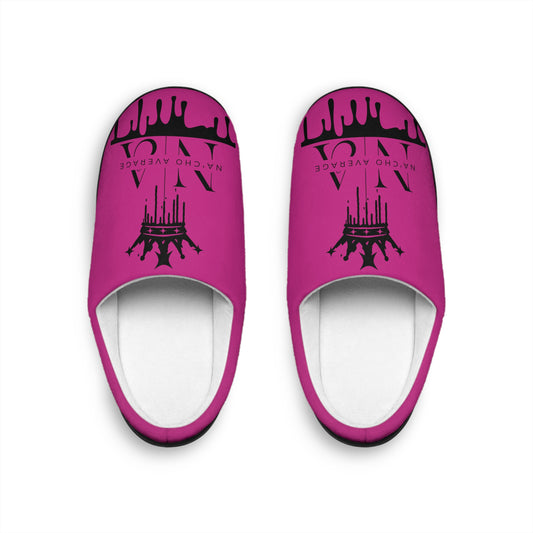 Pink and Black Na'cho Average Brand Loafers