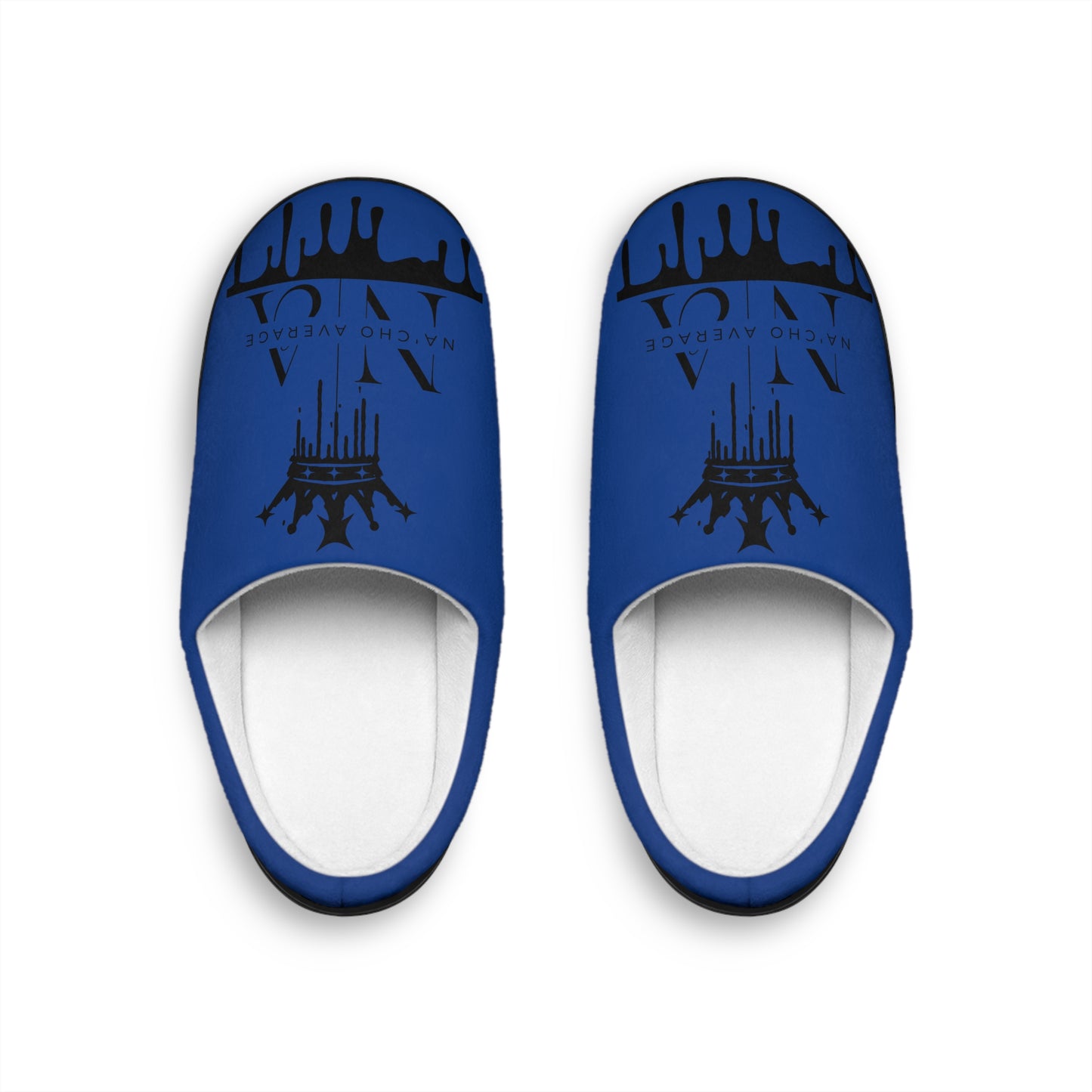 Royal Blue and Black Na'cho Average Brand Loafers