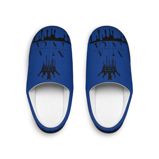 Royal Blue and Black Na'cho Average Brand Loafers