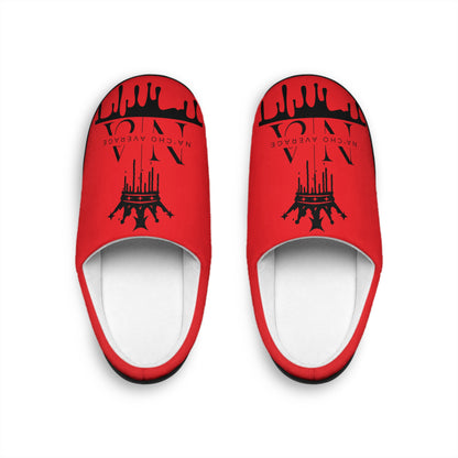 Red and black Na'cho Average Brand Loafers