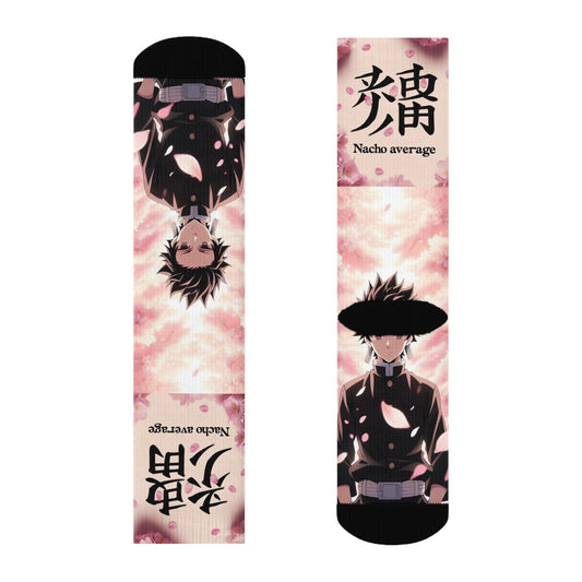 Na'cho Average Brand Anime Guy Crew Socks