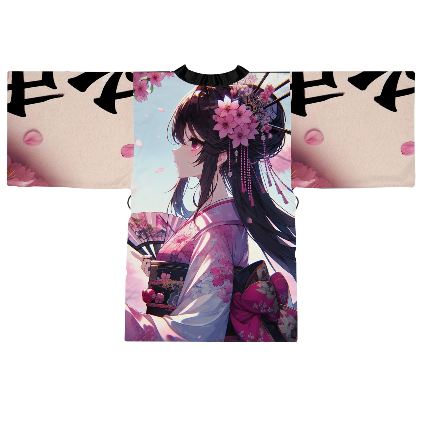 Elegant Long Sleeve Anime Girl Na'cho Average Brand Kimono Robe