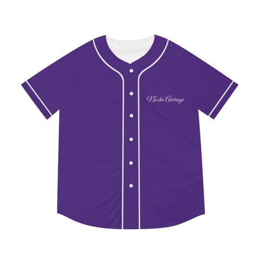 Purple Na'cho Average Brand Baseball Jersey
