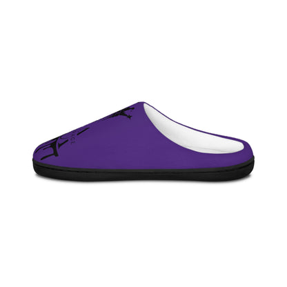 Purple and Black Na'cho Average Brand Loafers