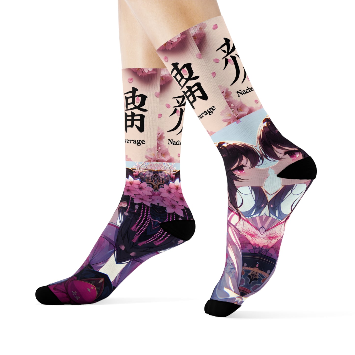 Na'cho Average Brand Anime Girl Crew Socks