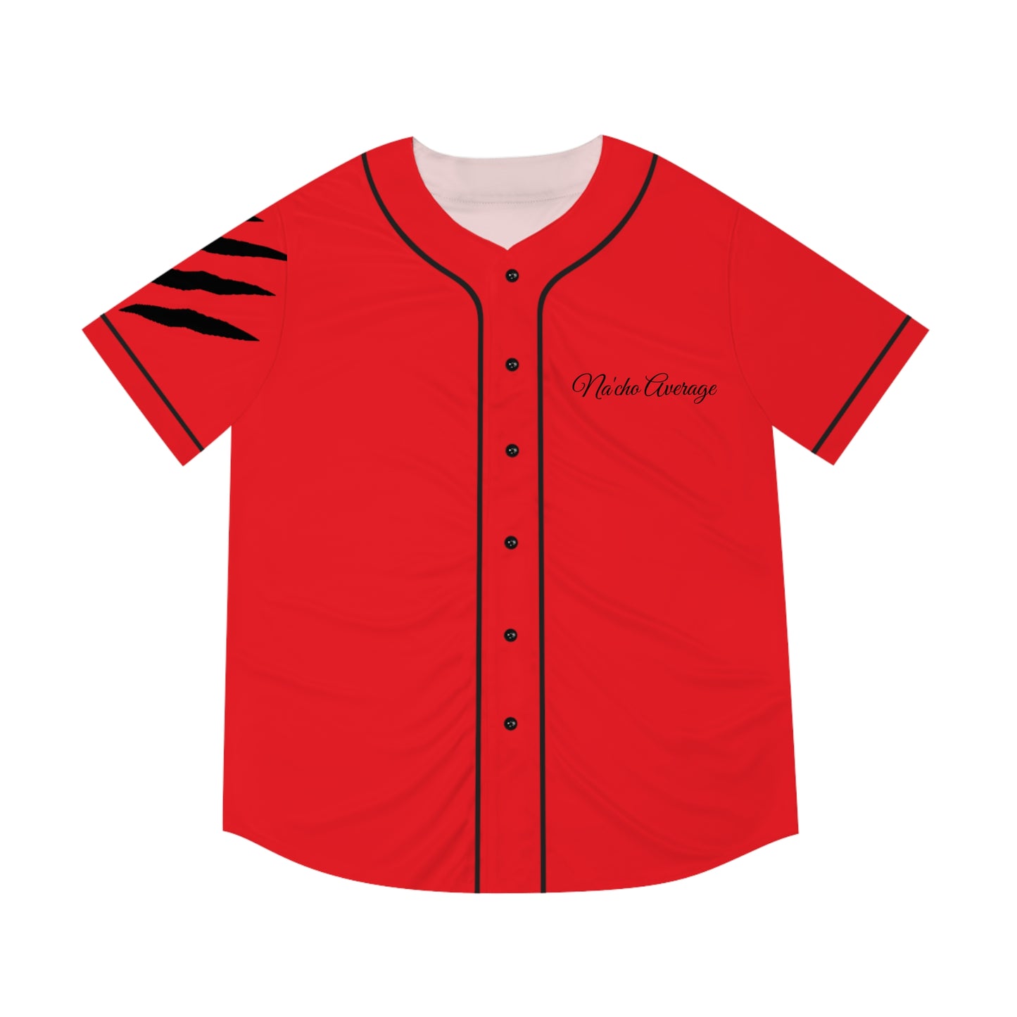 Red Na'cho Average Brand Baseball Jersey