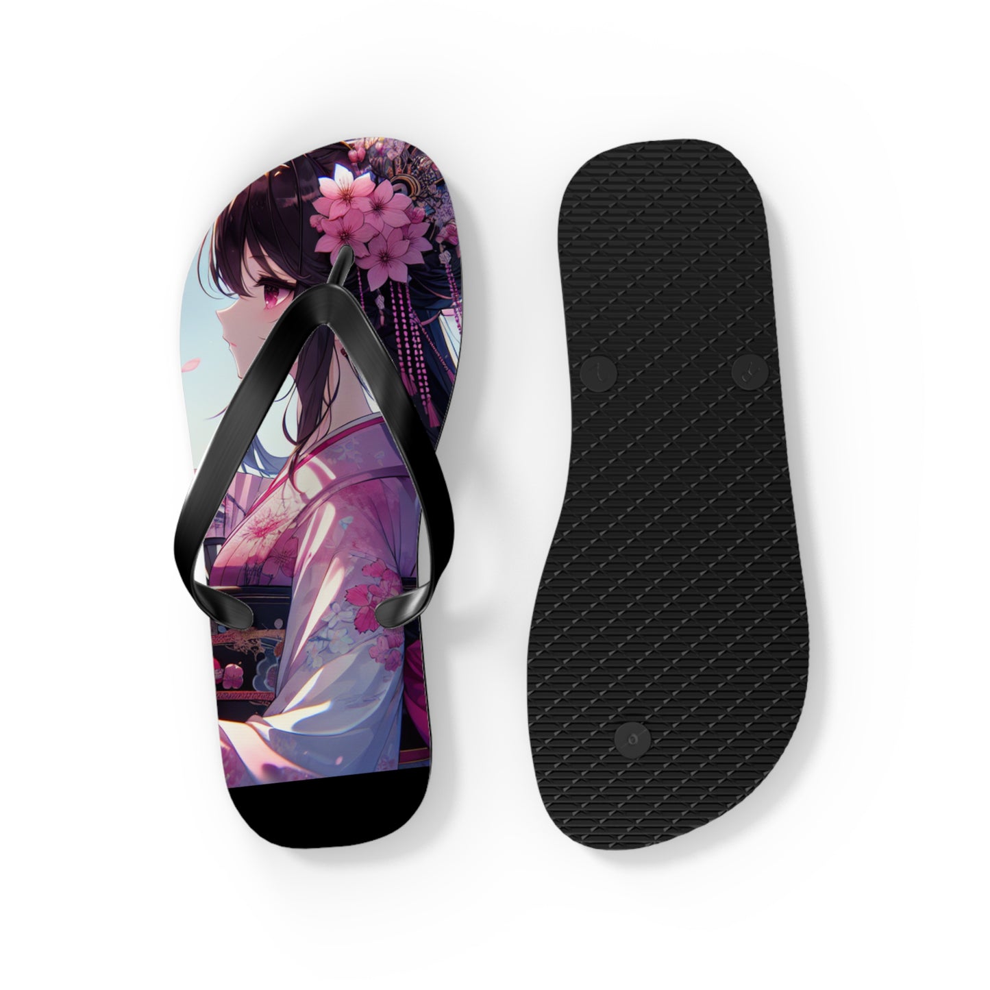 Na'cho Average Brand Anime Girl Flip Flops