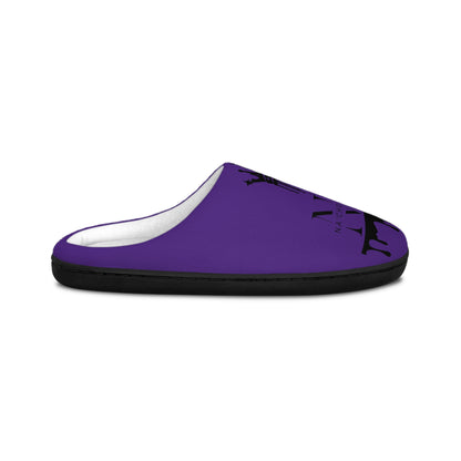 Purple and Black Na'cho Average Brand Loafers