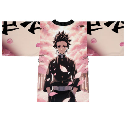 Elegant Long Sleeve Anime Guy Na'cho Average Brand Kimono Robe
