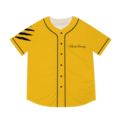 Yellow Na'cho Average Brand Baseball Jersey