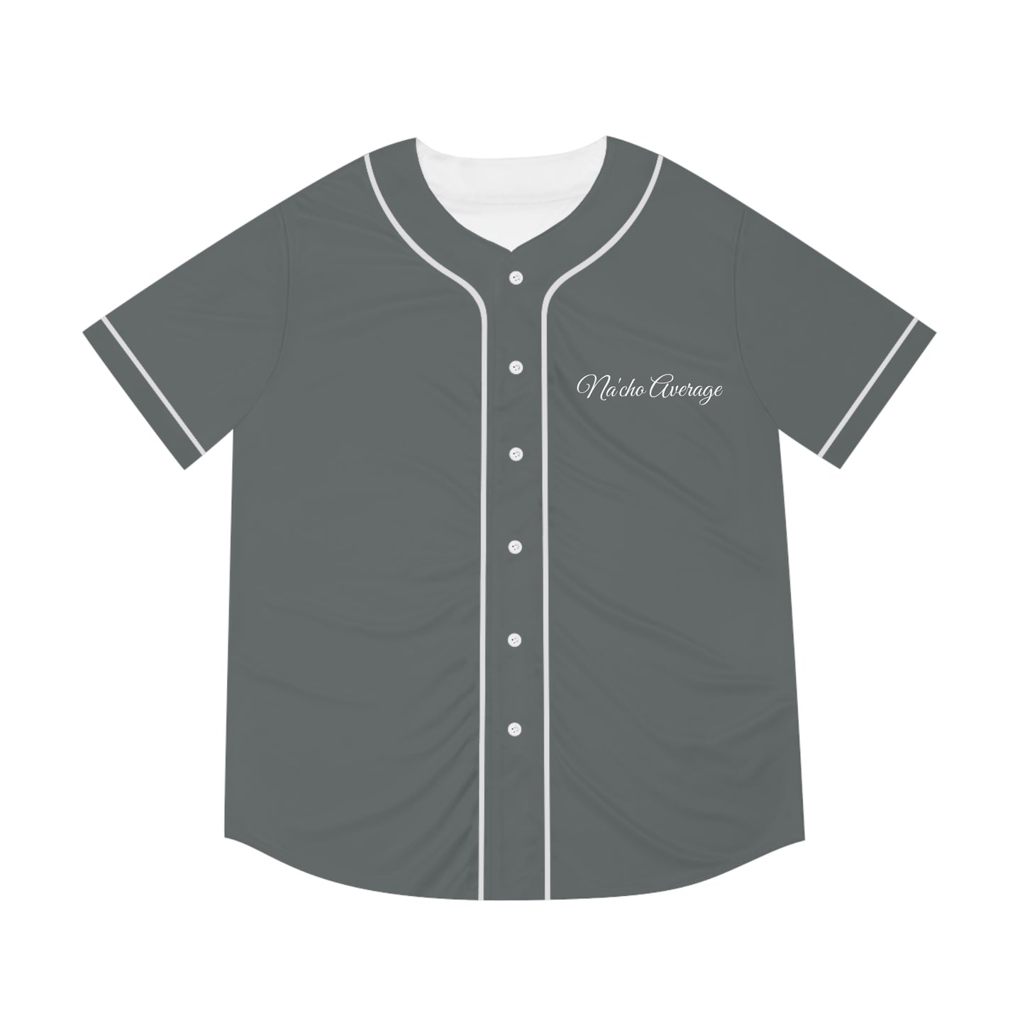 Grey Na'cho Average Brand Baseball Jersey