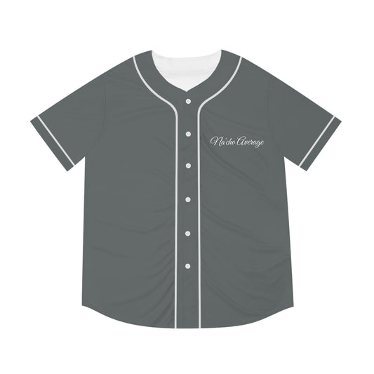 Grey Na'cho Average Brand Baseball Jersey