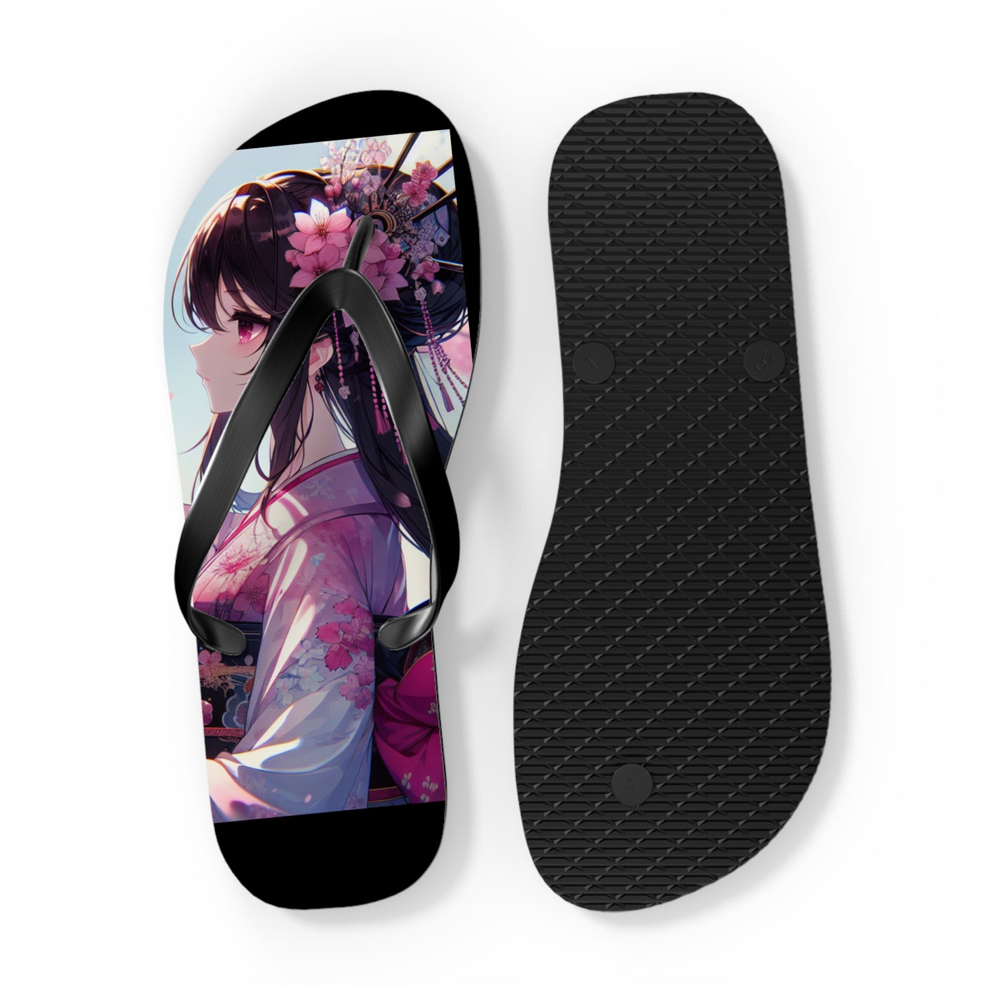 Na'cho Average Brand Anime Girl Flip Flops