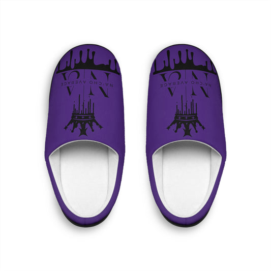 Purple and Black Na'cho Average Brand Loafers