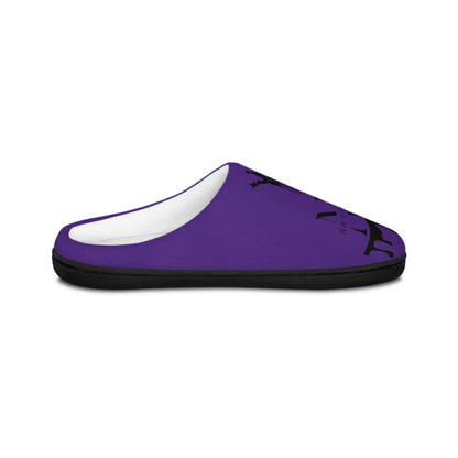 Purple and Black Na'cho Average Brand Loafers