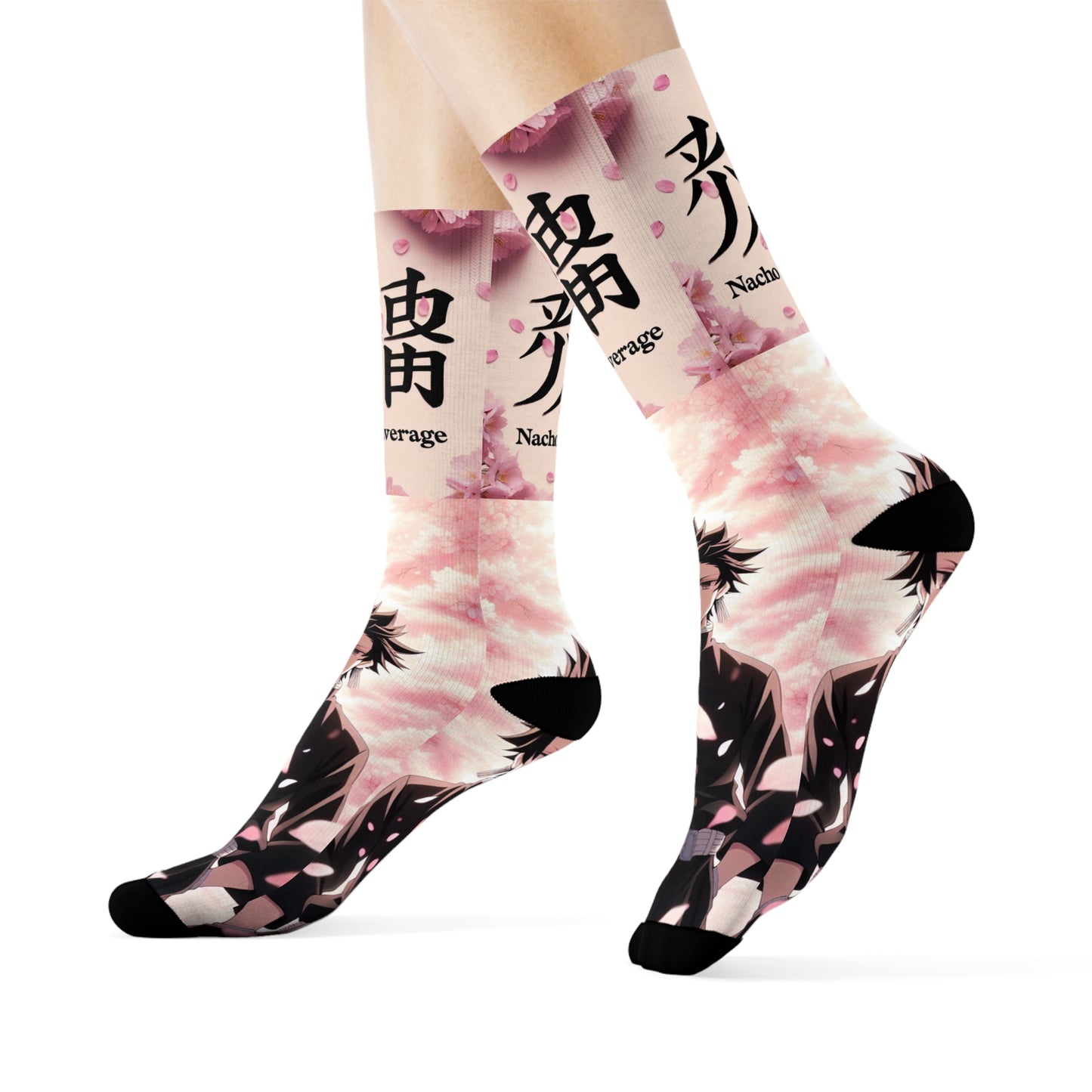 Na'cho Average Brand Anime Guy Crew Socks