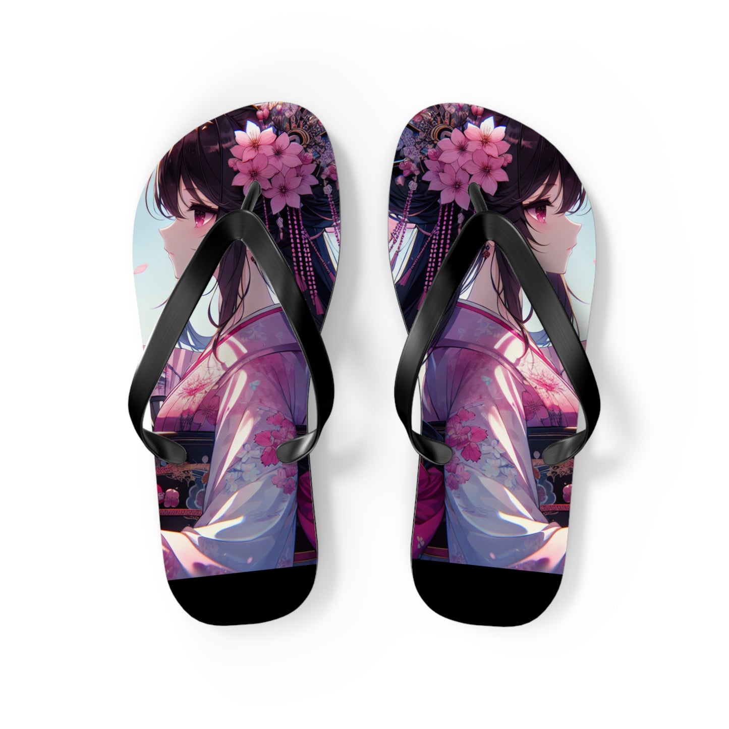 Na'cho Average Brand Anime Girl Flip Flops