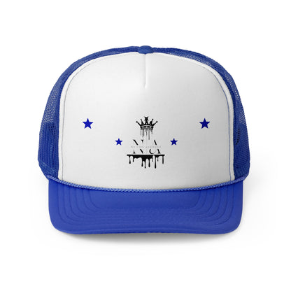 Stylish Na'cho Average Brand Trucker Cap with Dripping Crown Design