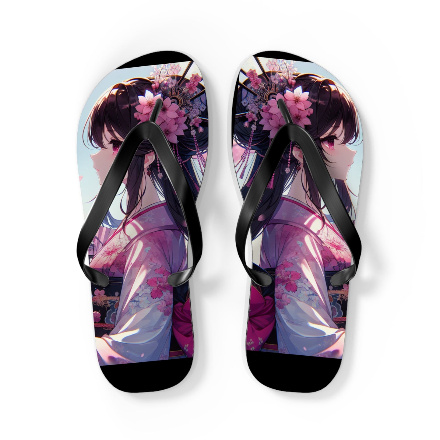 Na'cho Average Brand Anime Girl Flip Flops