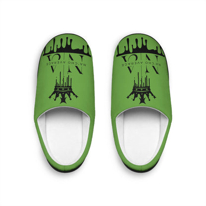 Light Green and Black Na'cho Average Brand Loafers