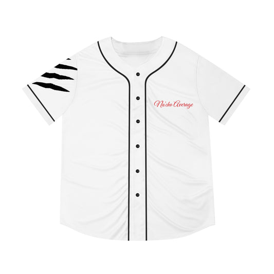 White Na'cho Average Brand Baseball Jersey