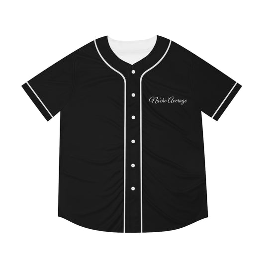 Black Na'cho Average Brand Baseball Jersey