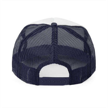 Stylish Na'cho Average Brand Trucker Cap with Dripping Crown Design