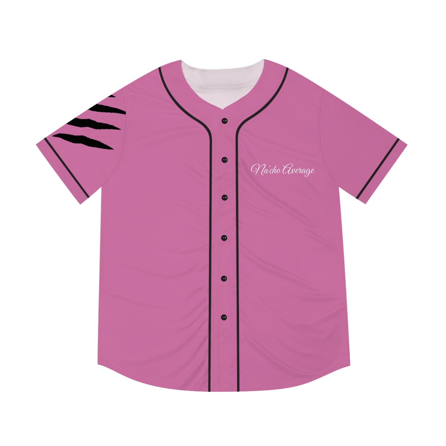 Light Pink Na'cho Average Brand Baseball Jersey