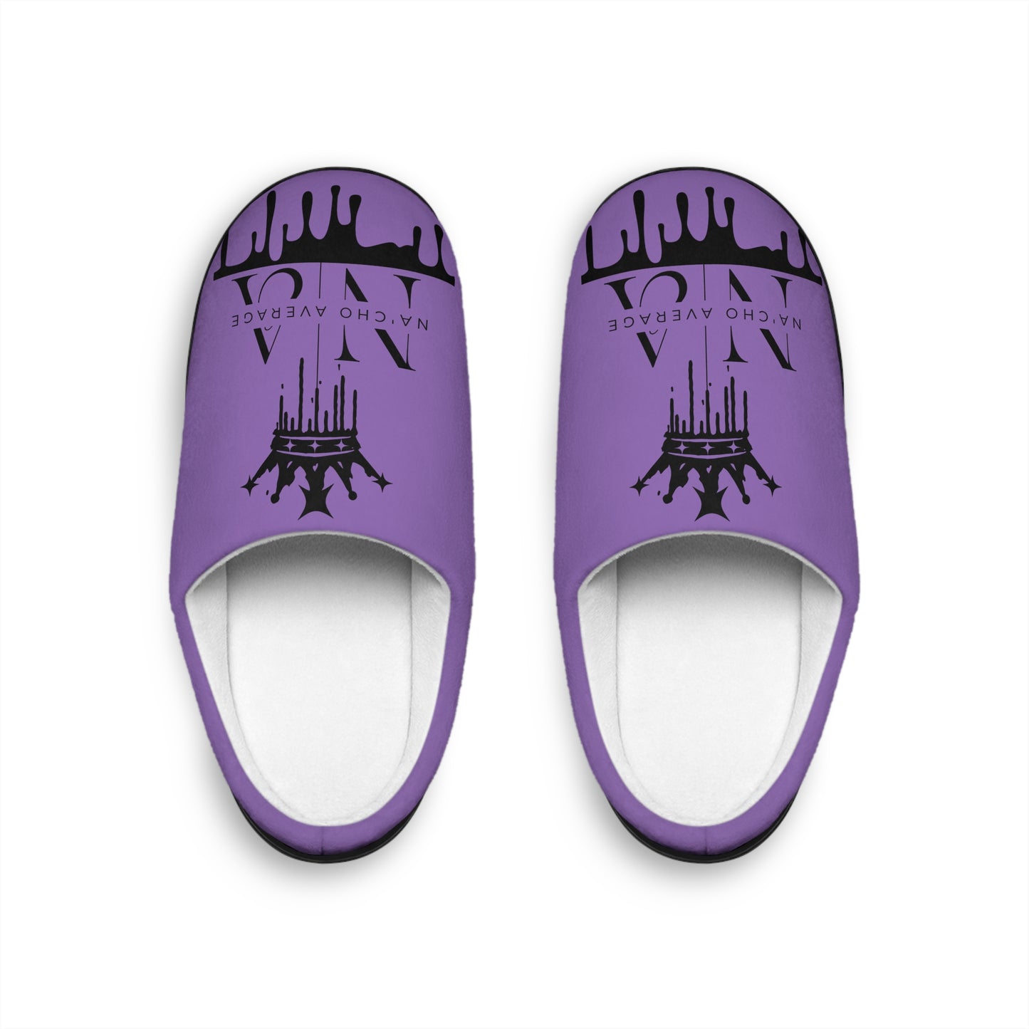 Light Purple and Black Na'cho Average Brand Loafers