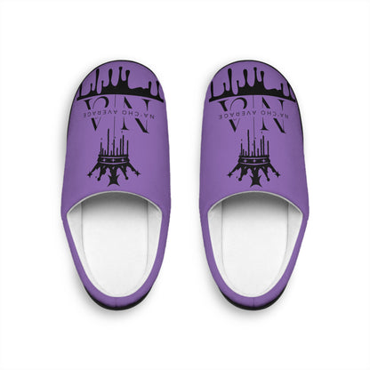 Light Purple and Black Na'cho Average Brand Loafers