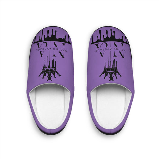 Light Purple and Black Na'cho Average Brand Loafers