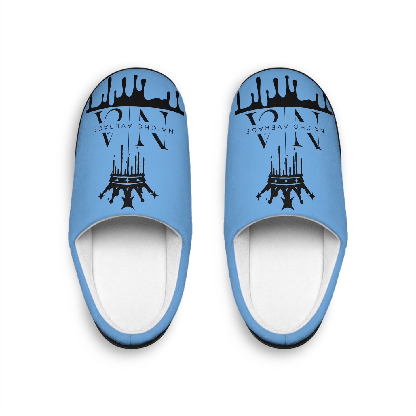 Light Blue and Black Na'cho Average Brand Loafers