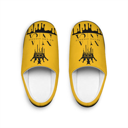 Yellow and Black Na'cho Average Brand Loafers