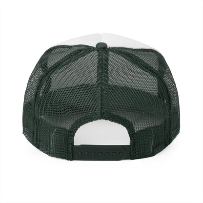 Stylish Na'cho Average Brand Trucker Cap with Dripping Crown Design