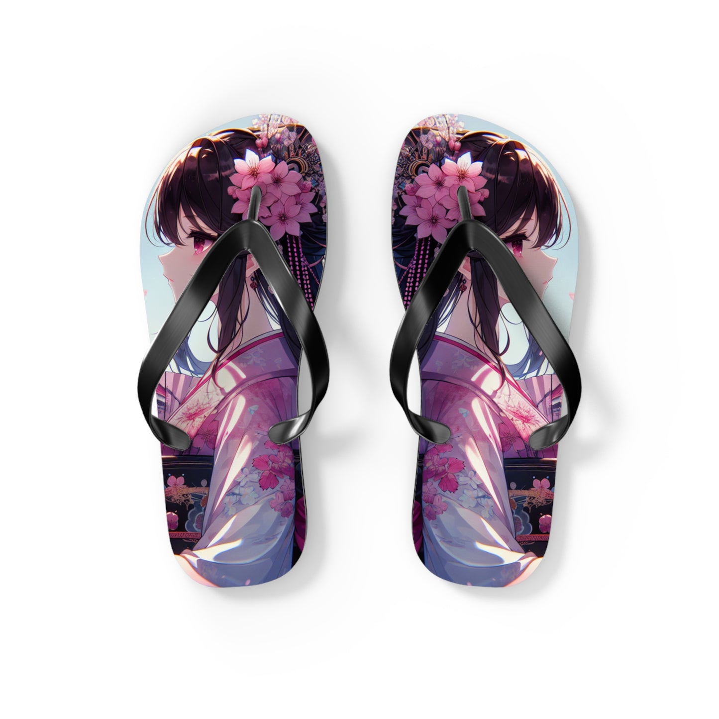 Na'cho Average Brand Anime Girl Flip Flops