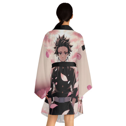 Elegant Long Sleeve Anime Guy Na'cho Average Brand Kimono Robe