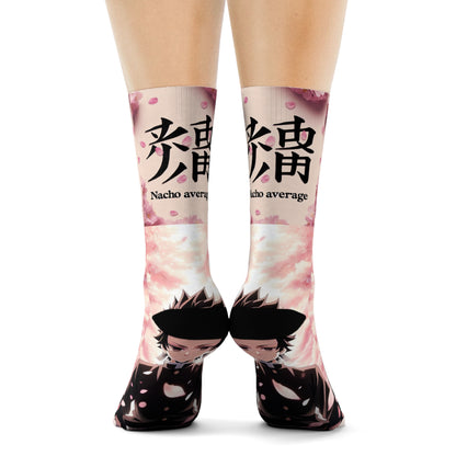 Na'cho Average Brand Anime Guy Crew Socks
