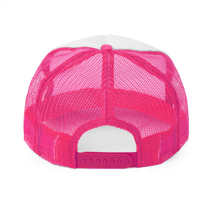 Stylish Na'cho Average Brand Trucker Cap with Dripping Crown Design