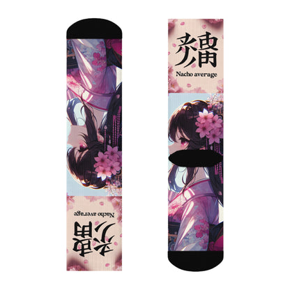 Na'cho Average Brand Anime Girl Crew Socks