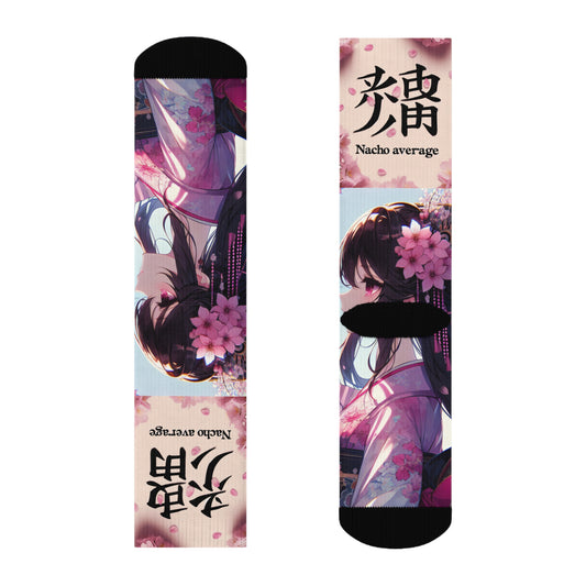 Na'cho Average Brand Anime Girl Crew Socks