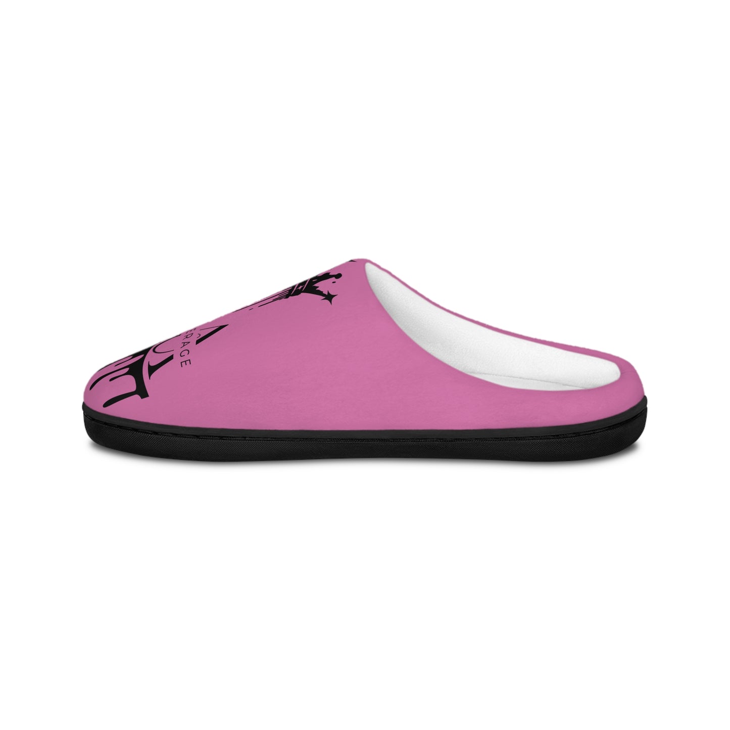 Light Pink and Black Na'cho Average Brand Loafers
